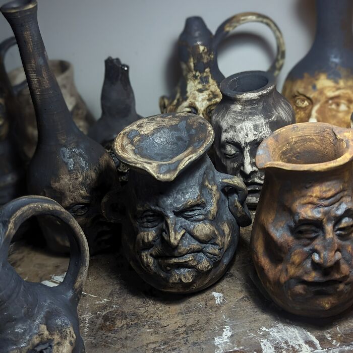 I Make Expressive Face Pots