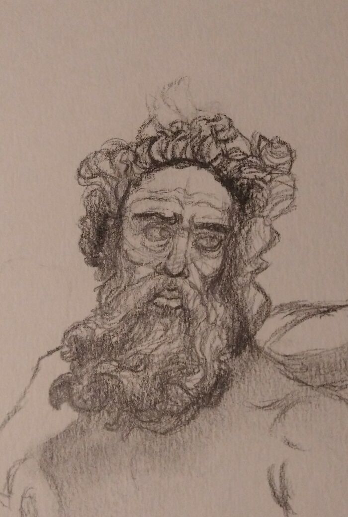 The God Of The Ocean And A Cramped Hand