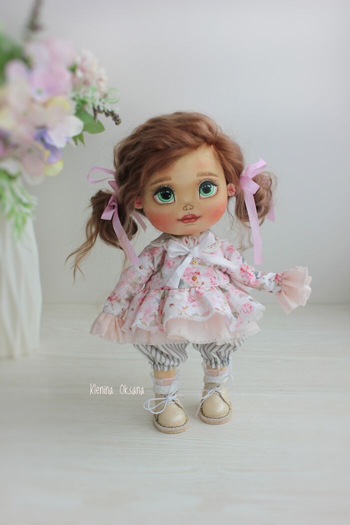 I Create Interior Dolls From Fabric (6 Pics)