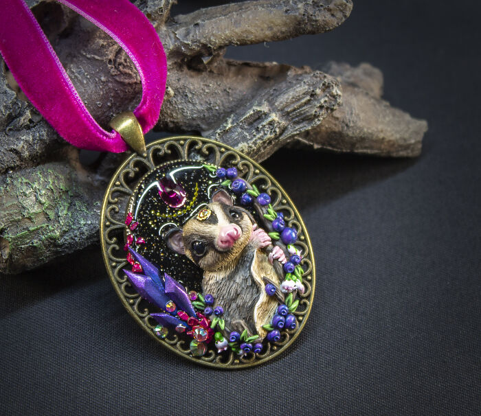 My Sister And I Create Unique Pieces Of Wearable Art In Polymer Clay, Mostly Inspired By Nature