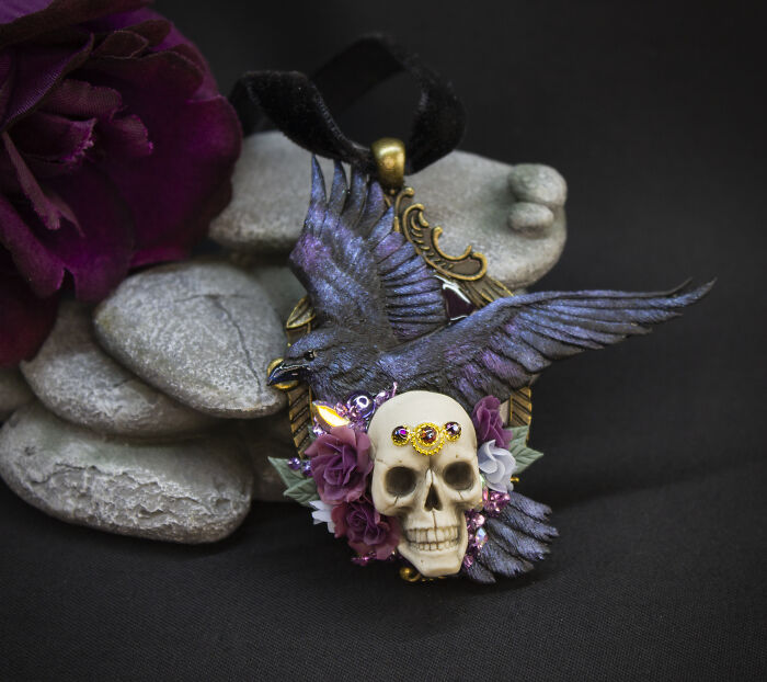 My Sister And I Create Unique Pieces Of Wearable Art In Polymer Clay, Mostly Inspired By Nature