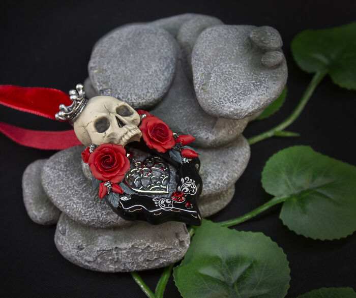 My Sister And I Create Unique Pieces Of Wearable Art In Polymer Clay, Mostly Inspired By Nature