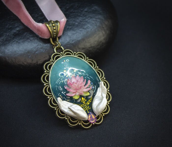 My Sister And I Create Unique Pieces Of Wearable Art In Polymer Clay, Mostly Inspired By Nature