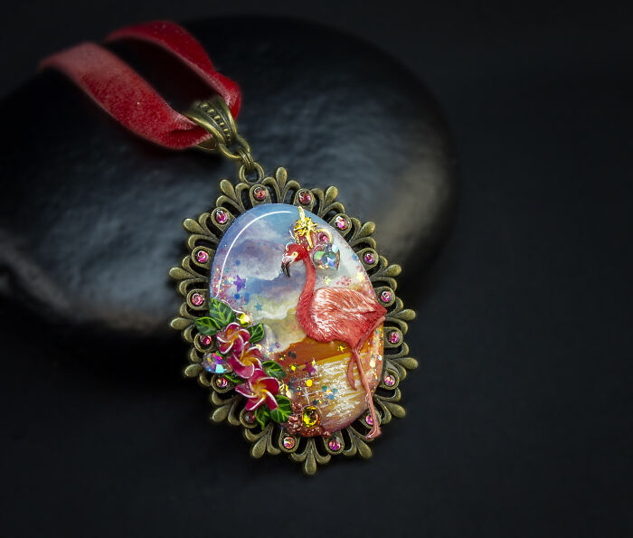 My Sister And I Create Unique Pieces Of Wearable Art In Polymer Clay, Mostly Inspired By Nature