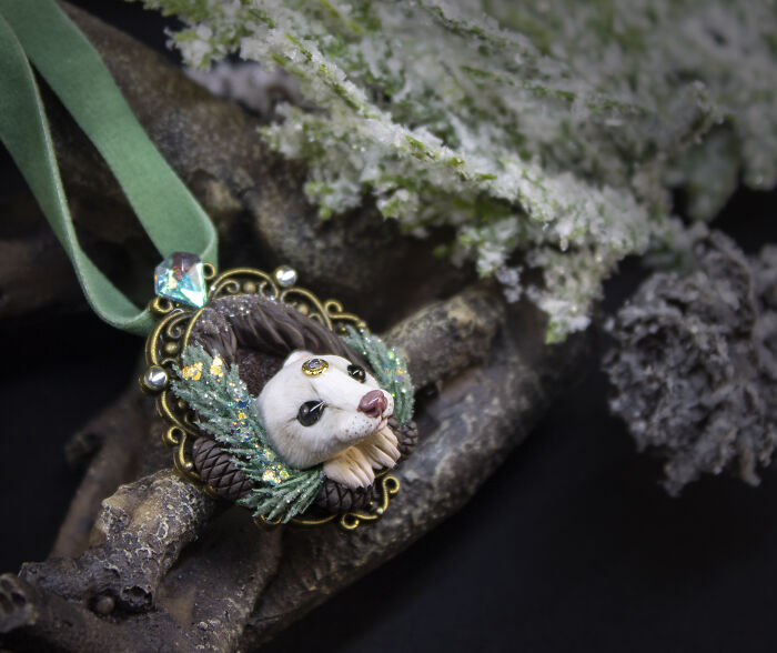 My Sister And I Create Unique Pieces Of Wearable Art In Polymer Clay, Mostly Inspired By Nature