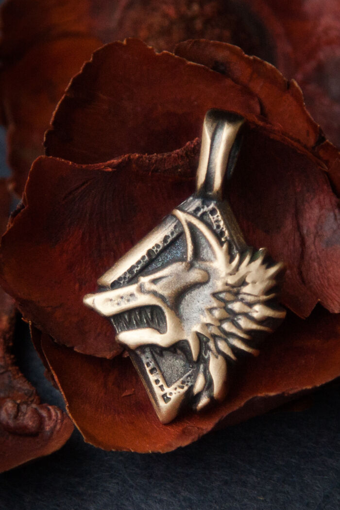 I've Created The Wolf Necklace Collection In Viking Style (5 Pics)