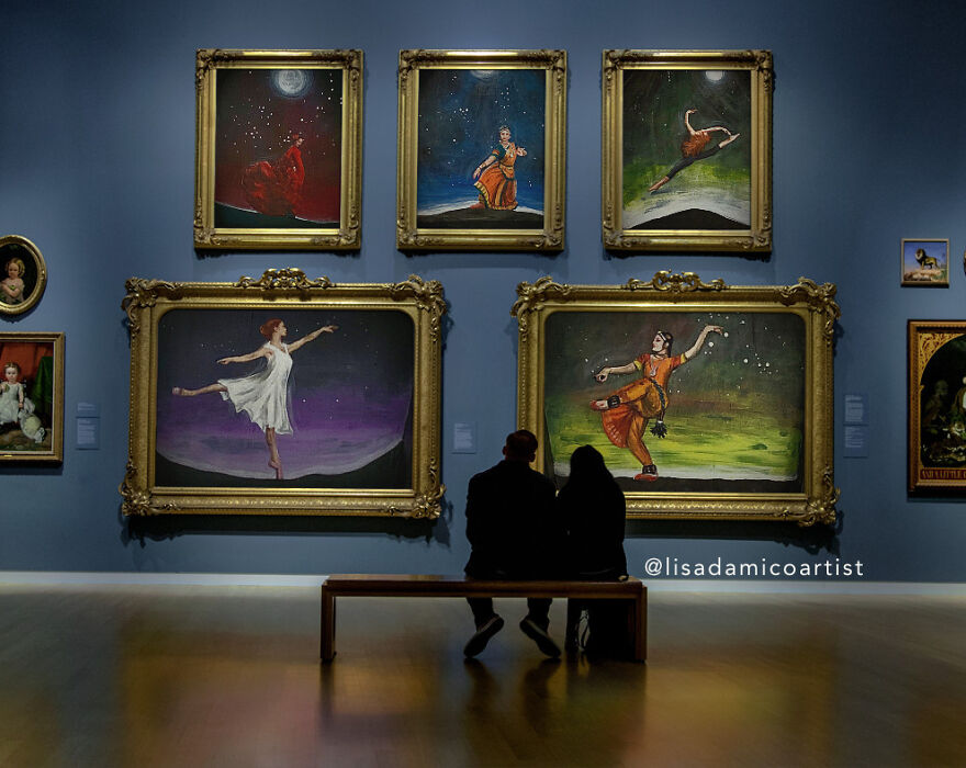 NY Artist Finds Rhythm Painting A Dancer Series NY Artist Finds Rhythm Painting A Dancer Series