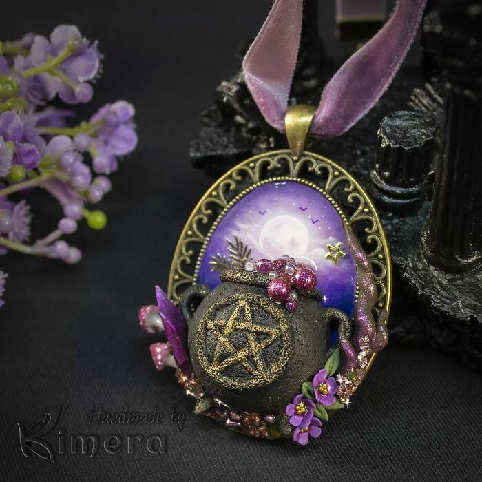 My Sister And I Create Unique Pieces Of Wearable Art In Polymer Clay, Mostly Inspired By Nature