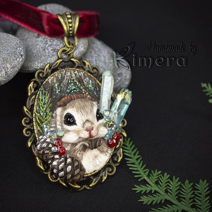 My Sister And I Create Unique Pieces Of Wearable Art In Polymer Clay, Mostly Inspired By Nature