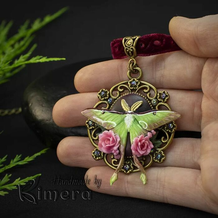 My Sister And I Create Unique Pieces Of Wearable Art In Polymer Clay, Mostly Inspired By Nature