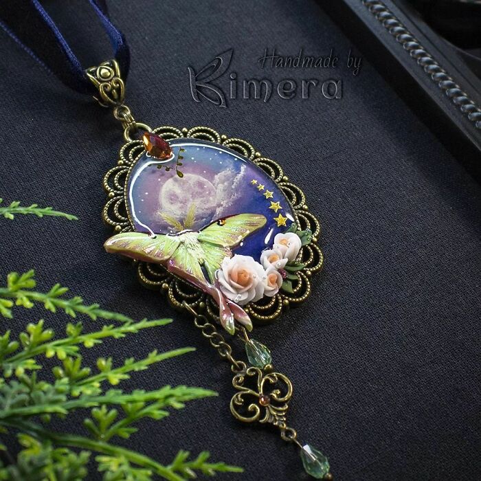 My Sister And I Create Unique Pieces Of Wearable Art In Polymer Clay, Mostly Inspired By Nature