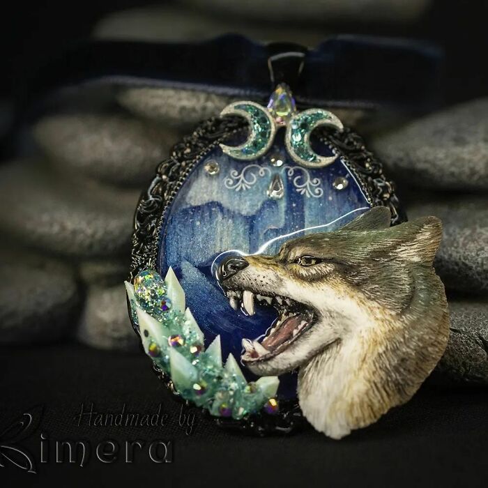My Sister And I Create Unique Pieces Of Wearable Art In Polymer Clay, Mostly Inspired By Nature