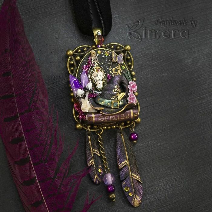 My Sister And I Create Unique Pieces Of Wearable Art In Polymer Clay, Mostly Inspired By Nature