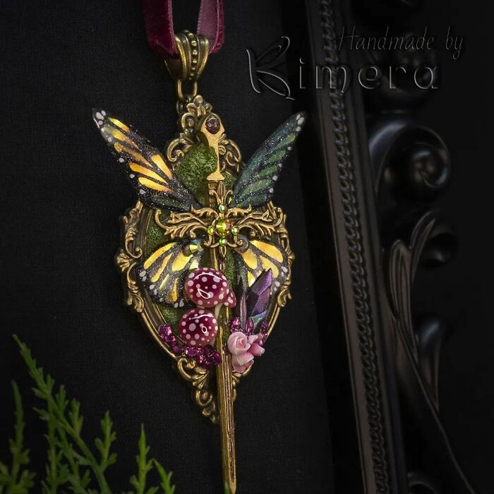 My Sister And I Create Unique Pieces Of Wearable Art In Polymer Clay, Mostly Inspired By Nature