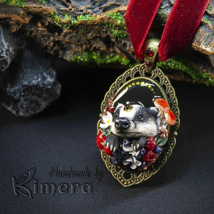 My Sister And I Create Unique Pieces Of Wearable Art In Polymer Clay, Mostly Inspired By Nature