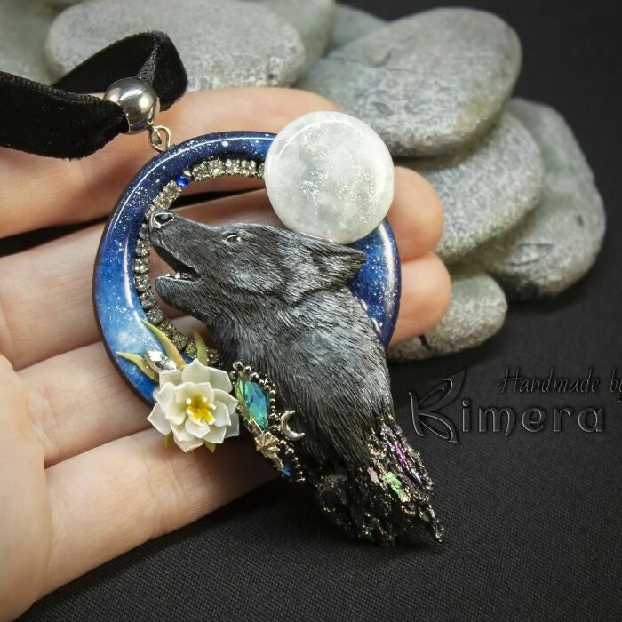 My Sister And I Create Unique Pieces Of Wearable Art In Polymer Clay, Mostly Inspired By Nature