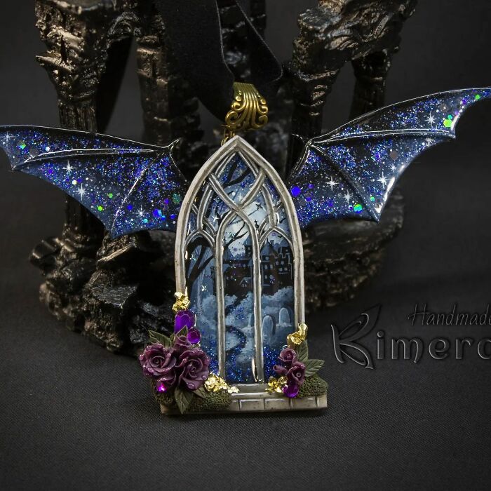 My Sister And I Create Unique Pieces Of Wearable Art In Polymer Clay, Mostly Inspired By Nature