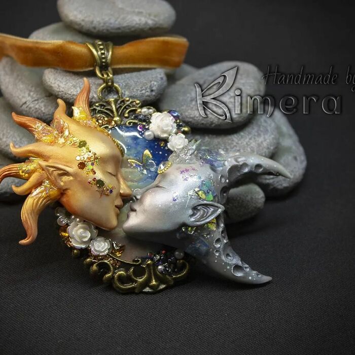 My Sister And I Create Unique Pieces Of Wearable Art In Polymer Clay, Mostly Inspired By Nature