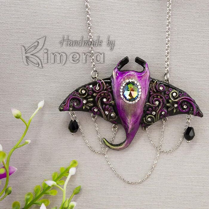 My Sister And I Create Unique Pieces Of Wearable Art In Polymer Clay, Mostly Inspired By Nature