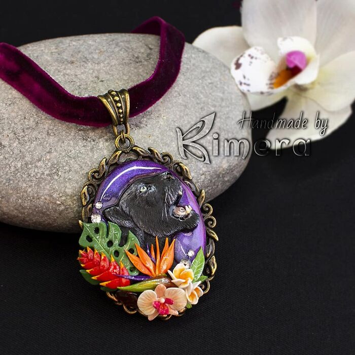 My Sister And I Create Unique Pieces Of Wearable Art In Polymer Clay, Mostly Inspired By Nature