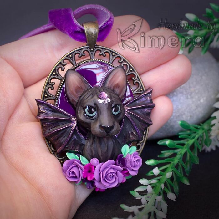 My Sister And I Create Unique Pieces Of Wearable Art In Polymer Clay, Mostly Inspired By Nature