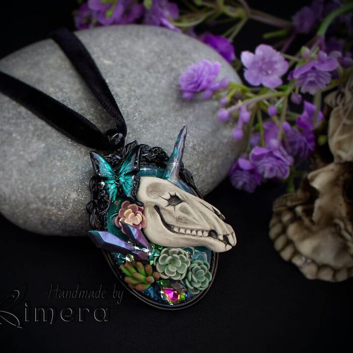 My Sister And I Create Unique Pieces Of Wearable Art In Polymer Clay, Mostly Inspired By Nature