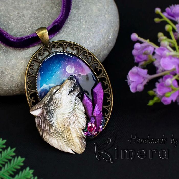 My Sister And I Create Unique Pieces Of Wearable Art In Polymer Clay, Mostly Inspired By Nature