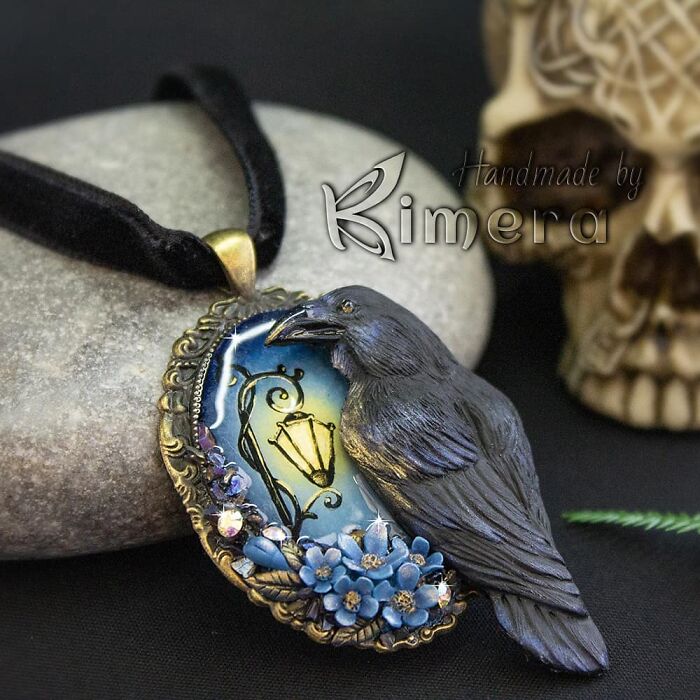 My Sister And I Create Unique Pieces Of Wearable Art In Polymer Clay, Mostly Inspired By Nature