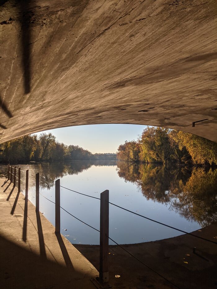 At The Boarder Of Pennsylvania And New Jersey Where The Lehigh Meets The Delaware River