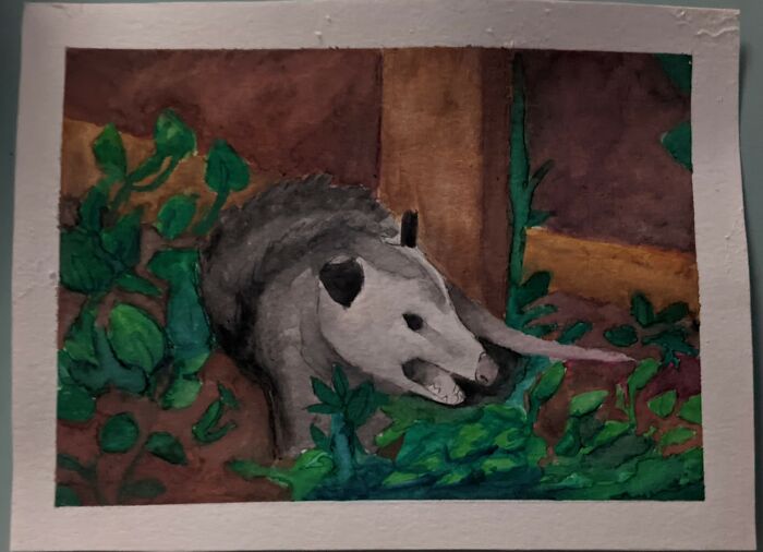 First Watercolor Thing I've Actually Done (Sorry For Photo Quality)