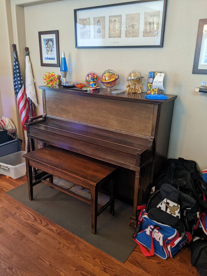 My 100 Year Old Piano That Has Been In My Family For Generations