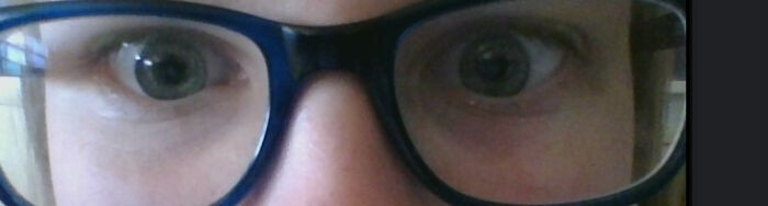 Taken In The Middle Of Science Class. I Think They're Bluish Grey With A Tiny Hint Of Green. My Mom Thinks There's Purple. -_-