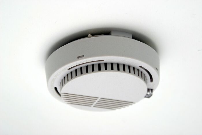Smoke Detector On Ceiling 