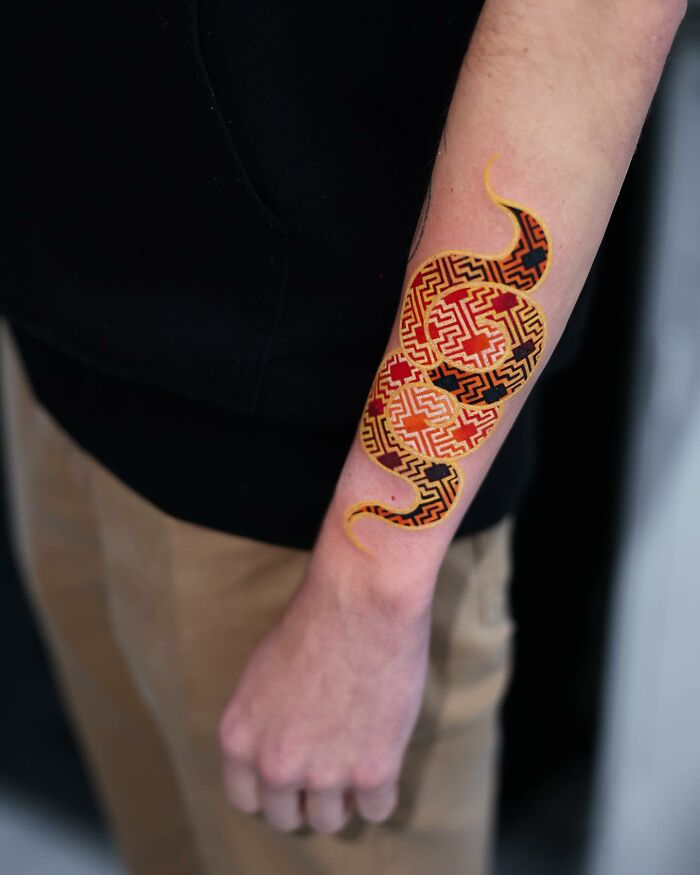 Tattoo Artist Turns Iconic Artwork And Illustrations Into Unique Tattoos By Blending Korean Culture References On The Skin