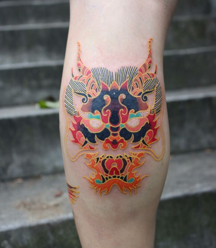 Tattoo Artist Turns Iconic Artwork And Illustrations Into Unique Tattoos By Blending Korean Culture References On The Skin