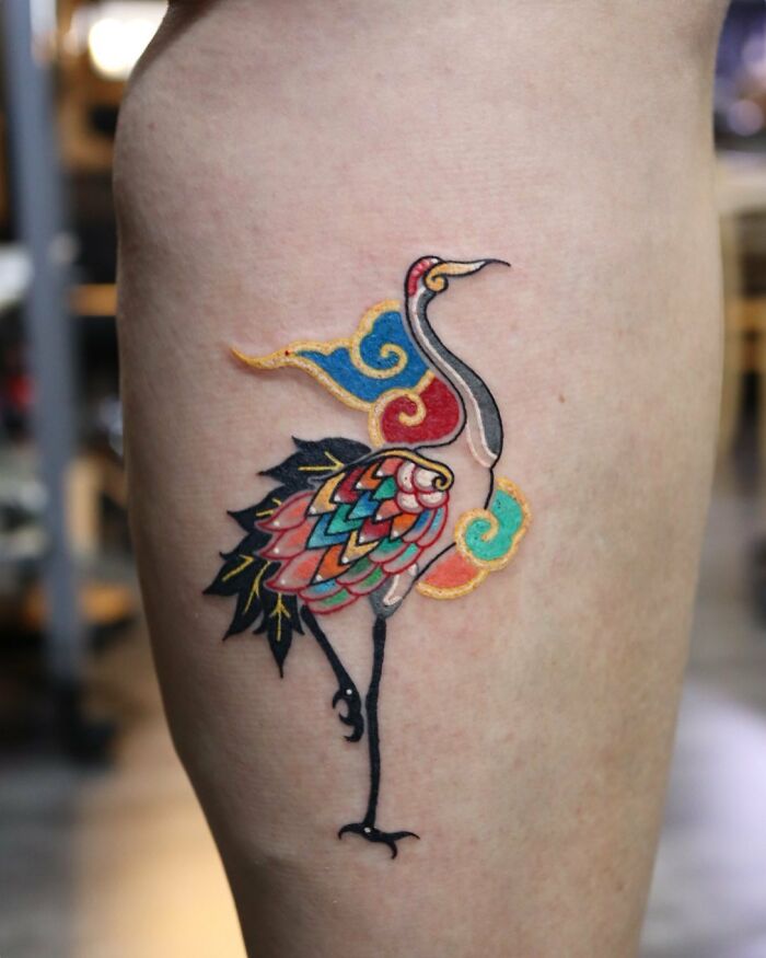 Tattoo Artist Turns Iconic Artwork And Illustrations Into Unique Tattoos By Blending Korean Culture References On The Skin