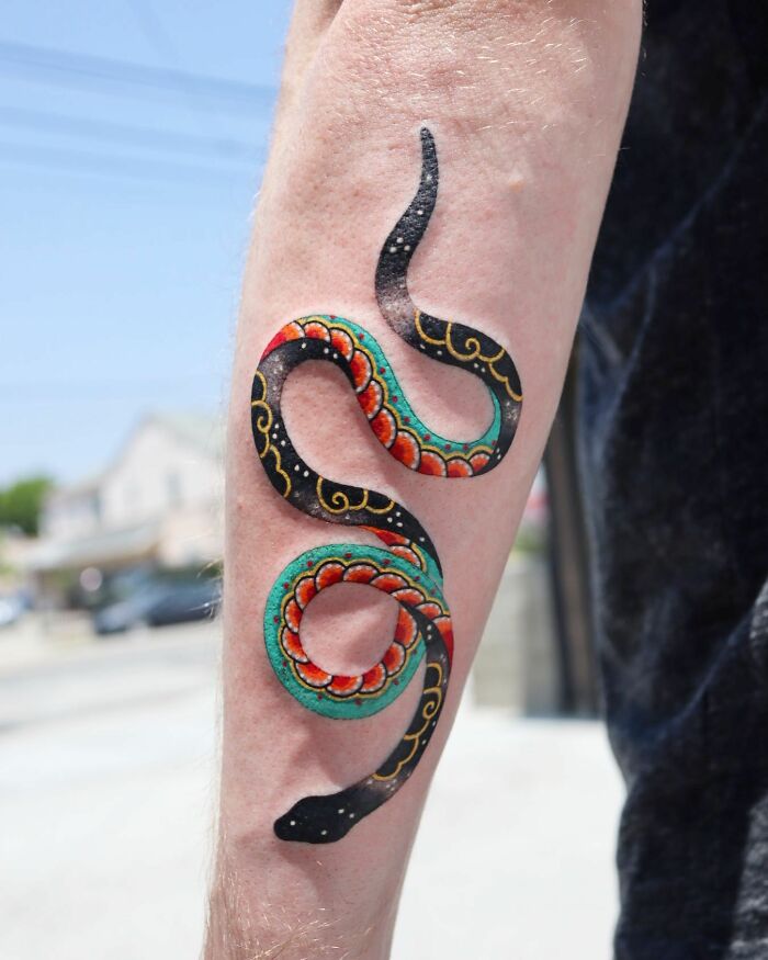 Tattoo Artist Turns Iconic Artwork And Illustrations Into Unique Tattoos By Blending Korean Culture References On The Skin