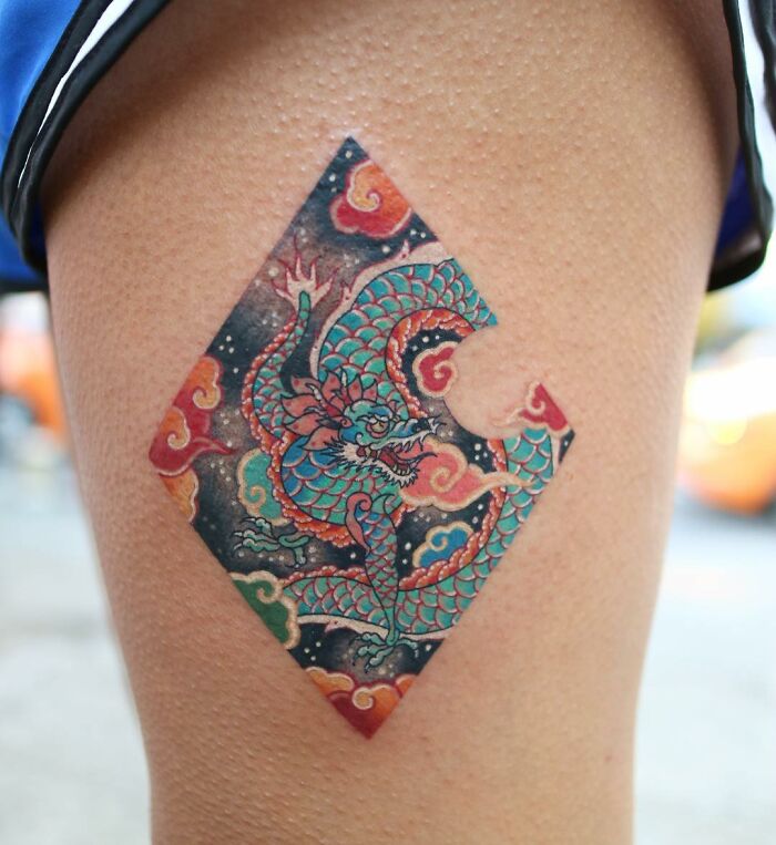 Tattoo Artist Turns Iconic Artwork And Illustrations Into Unique Tattoos By Blending Korean Culture References On The Skin