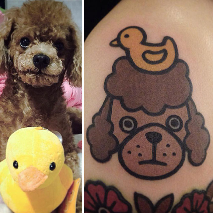 Tattoo Artist Turns Pets Into Cartoons, Allowing Owners To Never Part With Them