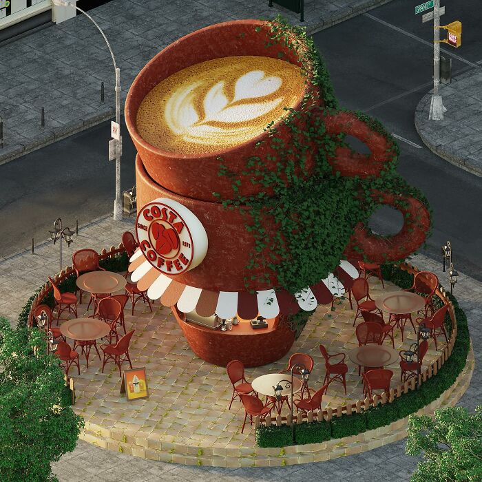 This Egyptian Artist Creates Original Fast Food Dioramas (38 Pics)