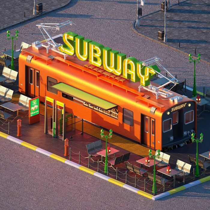 This Egyptian Artist Creates Original Fast Food Dioramas (38 Pics)