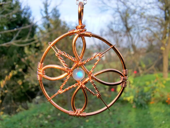 A Star Pendant With, Again, A Labradorite Bead