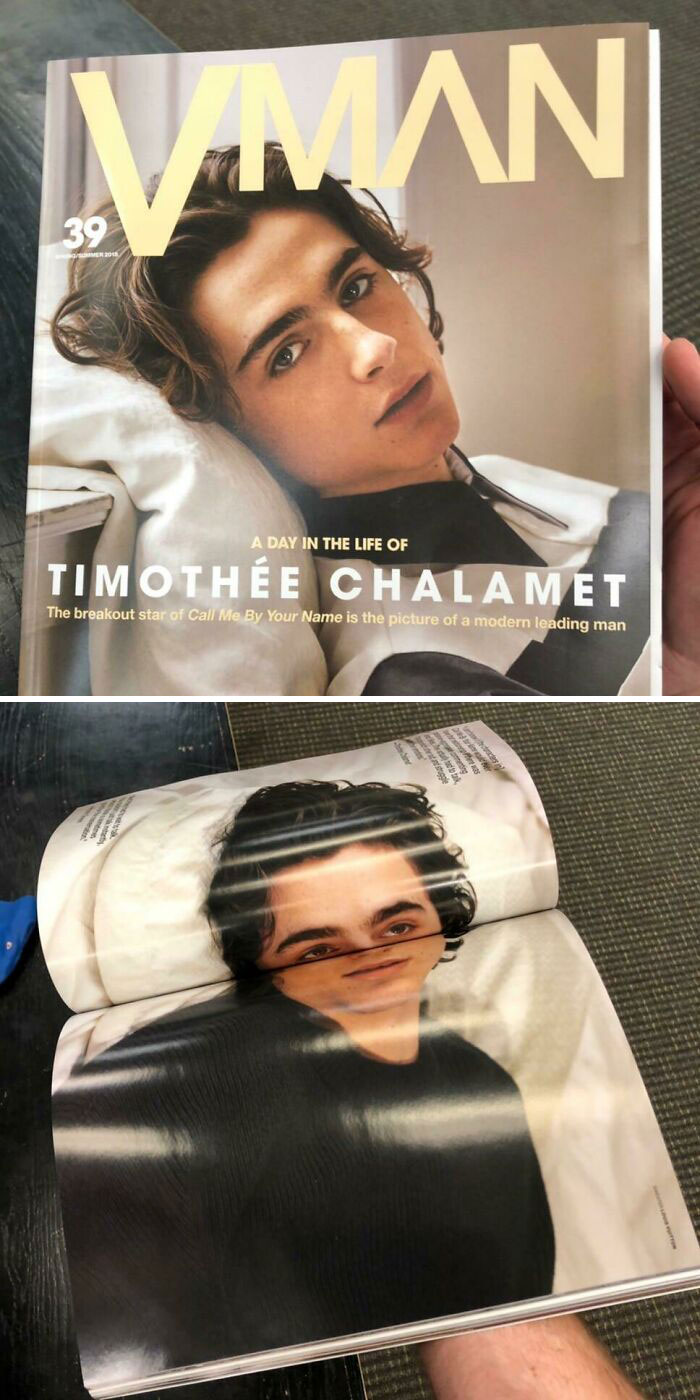 Bold Choice Of Layout For This Type Of Magazine Binding