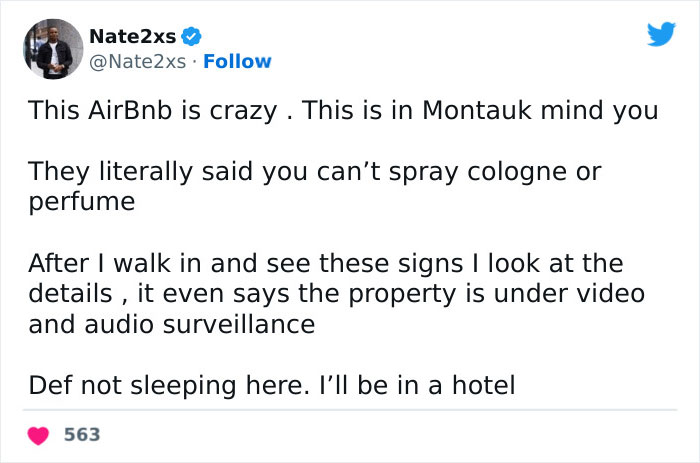 Airbnb Guest Can't Believe The Number Of Restrictions Plastered All Over The Property, Records A Virtual Tour Airbnb Guest Can't Believe The Number Of Restrictions Plastered All Over The Property, Records A Virtual Tour