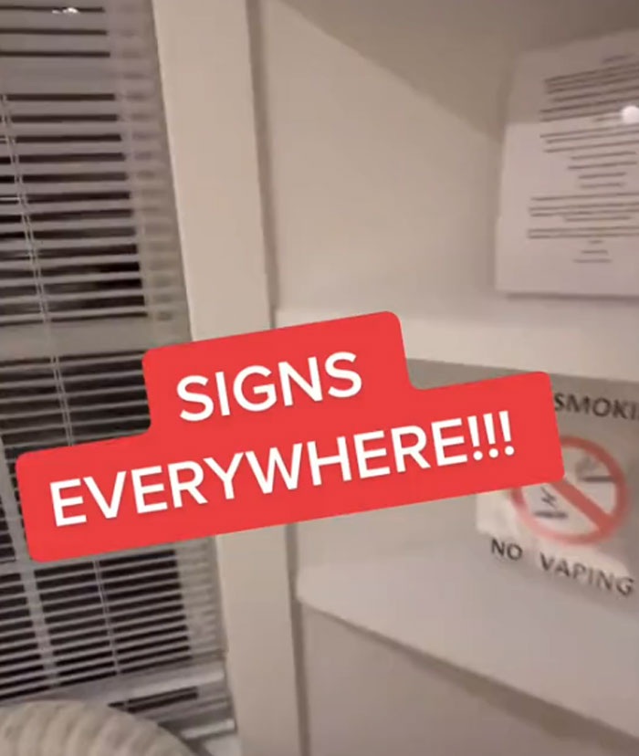 Airbnb Guest Can't Believe The Number Of Restrictions Plastered All Over The Property, Records A Virtual Tour Airbnb Guest Can't Believe The Number Of Restrictions Plastered All Over The Property, Records A Virtual Tour