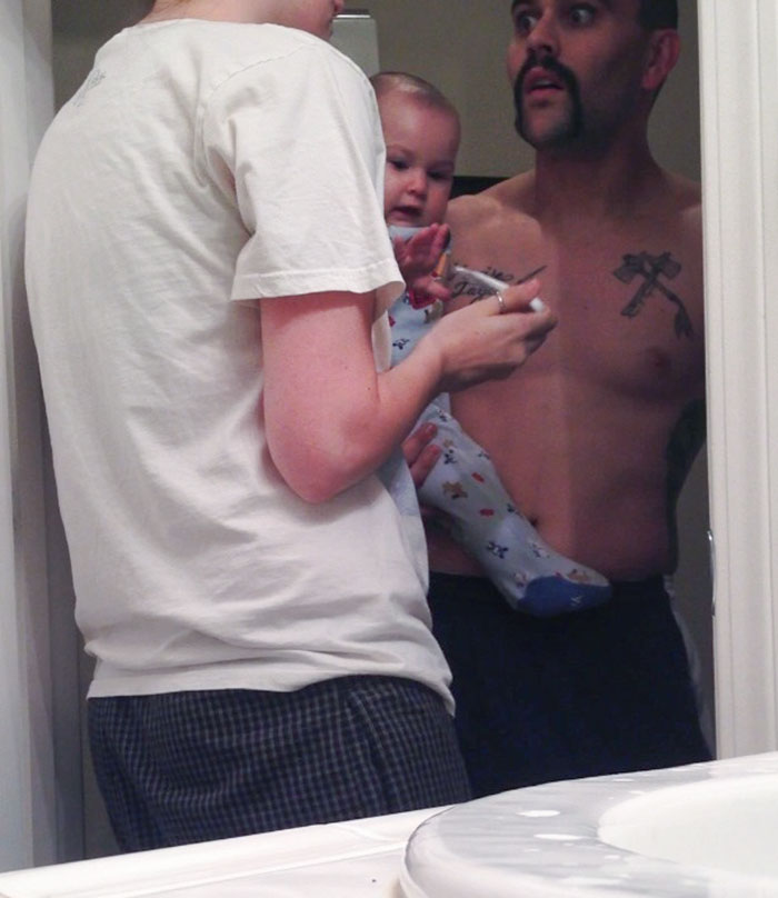 I Told My Husband I Was Pregnant For April Fools Day. We Just Had A Baby A Few Months Ago. He Took It Well