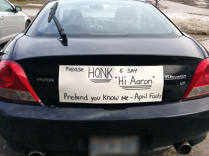 My Sister's April Fools Prank On Her Husband