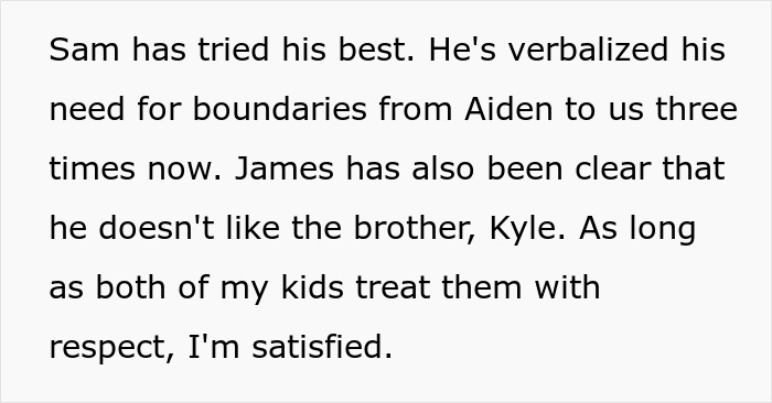 Dad In A Bind Between His Kid's Boundaries And New Family's Special Needs Kid Who's Being Difficult To His Child Dad In A Bind Between His Kid's Boundaries And New Family's Special Needs Kid Who's Being Difficult To His Child