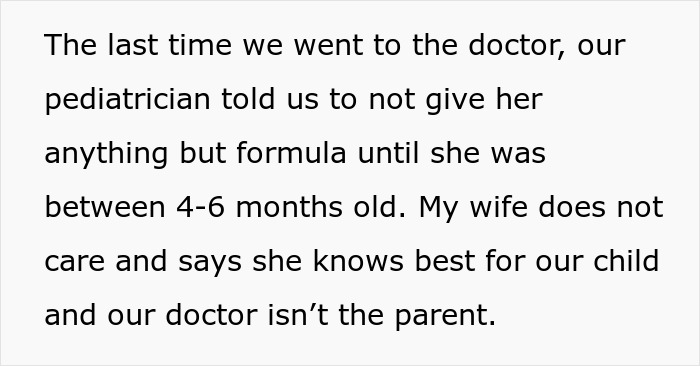 “She Lied”: Dad Tells Pediatrician The Truth About What His Wife Has Been Feeding Their 2-Month-Old Daughter “She Lied”: Dad Tells Pediatrician The Truth About What His Wife Has Been Feeding Their 2-Month-Old Daughter
