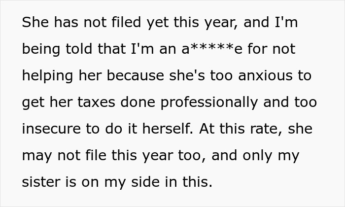 Entitled Woman Got Used To Her Roommate Filing Taxes For Her While She Watched Shows Instead, Calls Her Out When She Refuses